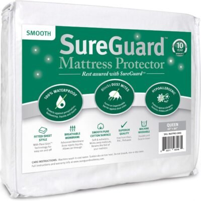 SureGuard Queen Size Mattress Protector SureGuard Queen Size Mattress Protector Hypoallergenic