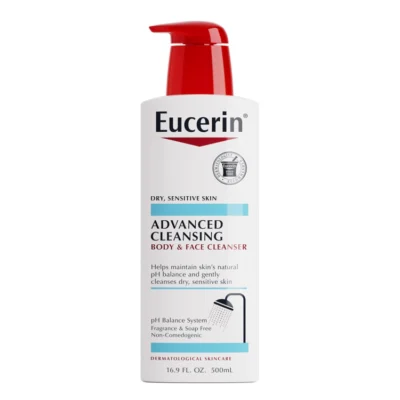 Eucerin Advanced Cleanser (Face & Body) – 16.9 fl oz / 500 ml Eucerin Advanced Cleanser (Face & Body) – 16.9 fl oz / 500 ml